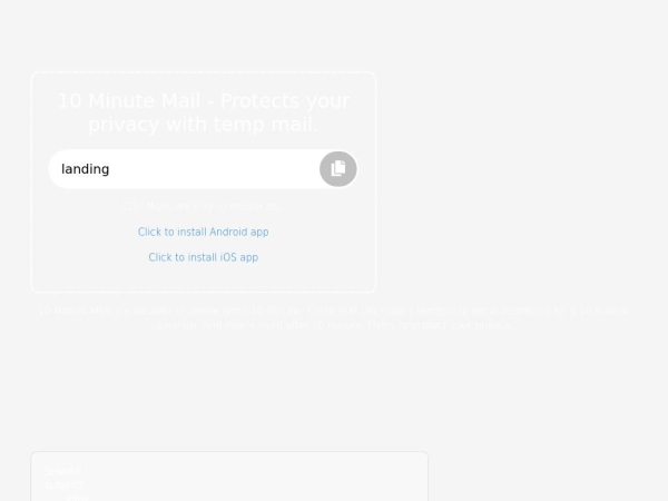 10minutesemail.net
